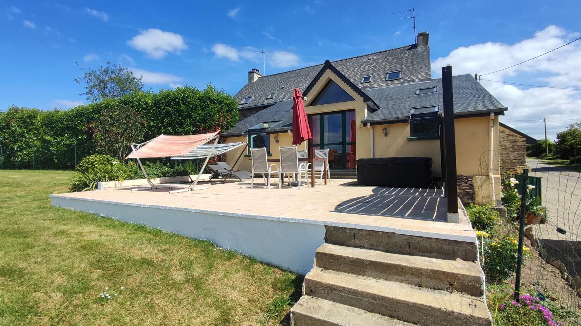 Broceliande Calme Breton, Spa, Wifi, Amazon-Disney Tv, 4 Lits, Freebox Revolution,Draps, Cafe, The Guer Esterno foto